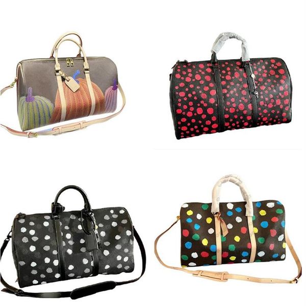 keep 45 all speedy travel bag luggage x yayoi kusama mens women designer bag psychedelic painted large capacity shoulder bags cros237j
keep 45 all speedy travel bag luggage x yayoi kusama mens women designer bag psychedelic painted large capacity shoulder bags cros237j