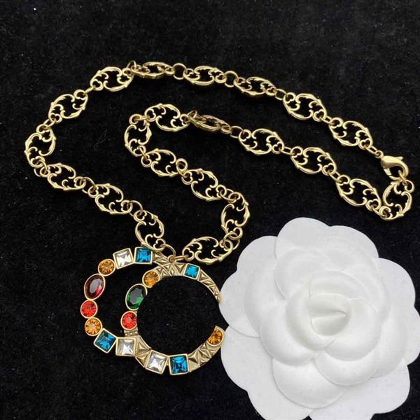luxury designer double letter pendant necklaces stud earrings color drill plated sweater necklace for women wedding party jewerlry293c, Silver
luxury designer double letter pendant necklaces stud earrings color drill plated sweater necklace for women wedding party jewerlry293c, Silver