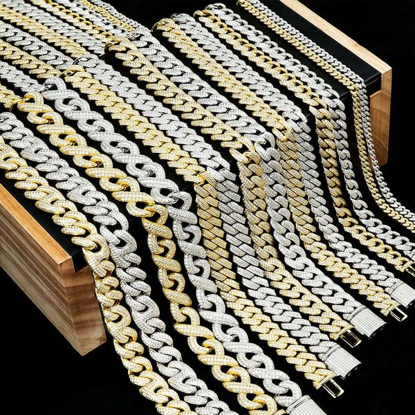 10 12 14 20 mm miami 925 sterling silver gold plated men necklace iced out hiphop jewelry diamond moissanite cuban link chain
10 12 14 20 mm miami 925 sterling silver gold plated men necklace iced out hiphop jewelry diamond moissanite cuban link chain