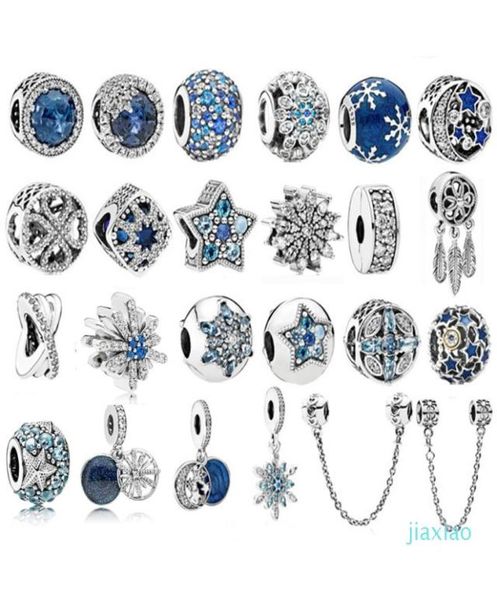 925 sterling silver beads fit original charm bracelet sea blue zircon stars snowflake silver 925 fashion jewelry6099910, Black
925 sterling silver beads fit original charm bracelet sea blue zircon stars snowflake silver 925 fashion jewelry6099910, Black