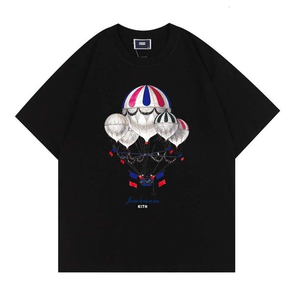 ins american fashion kith la vie en rose vintage tee air balloon t-shirt short sleeve, White;black
ins american fashion kith la vie en rose vintage tee air balloon t-shirt short sleeve, White;black
