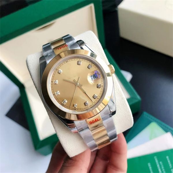 luxury women's men's automatic watch size 41mm36mm mechanical movement sapphire mirror diary series waterproof watch 2023, Slivery;brown
luxury women's men's automatic watch size 41mm36mm mechanical movement sapphire mirror diary series waterproof watch 2023, Slivery;brown
