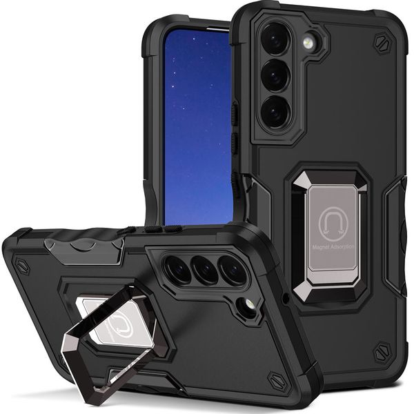 For Samsung Galaxy S22 super phone S21 S20 FE Shockproof magnetic ring stand TPU PC 2-in-1 full package hard case, Red
For Samsung Galaxy S22 super phone S21 S20 FE Shockproof magnetic ring stand TPU PC 2-in-1 full package hard case, Red