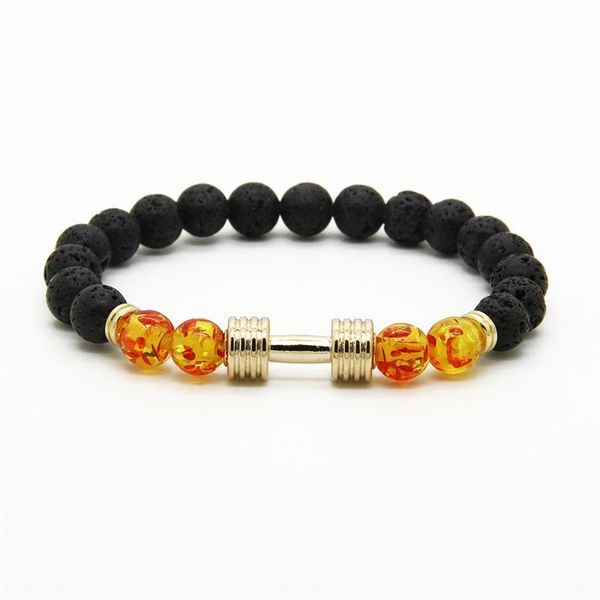 men's bracelets whole new designs metal new barbell 8mm amber beads lava rock stone fitness fashion dumbbell bracelets299z, Golden;silver
men's bracelets whole new designs metal new barbell 8mm amber beads lava rock stone fitness fashion dumbbell bracelets299z, Golden;silver