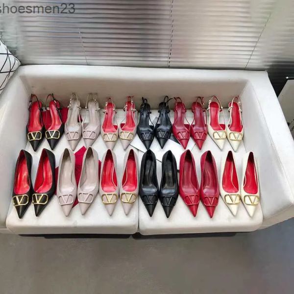 high-heeled shoes lady sandal pump high v-button pointed sandals headed hollow women's sized single heels size 35-41, Black
high-heeled shoes lady sandal pump high v-button pointed sandals headed hollow women's sized single heels size 35-41, Black