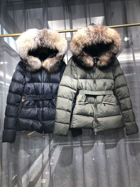 womens down jacket winter jackets coats real raccoon hair collar warm fashion parkas with belt lady cotton coat outerwear big pocket size1-4, Black
womens down jacket winter jackets coats real raccoon hair collar warm fashion parkas with belt lady cotton coat outerwear big pocket size1-4, Black