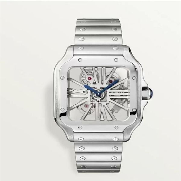 luxury watch man classic quartz movement men watches designer stainless steel strap skeleton wristwatch335s, Slivery;brown
luxury watch man classic quartz movement men watches designer stainless steel strap skeleton wristwatch335s, Slivery;brown