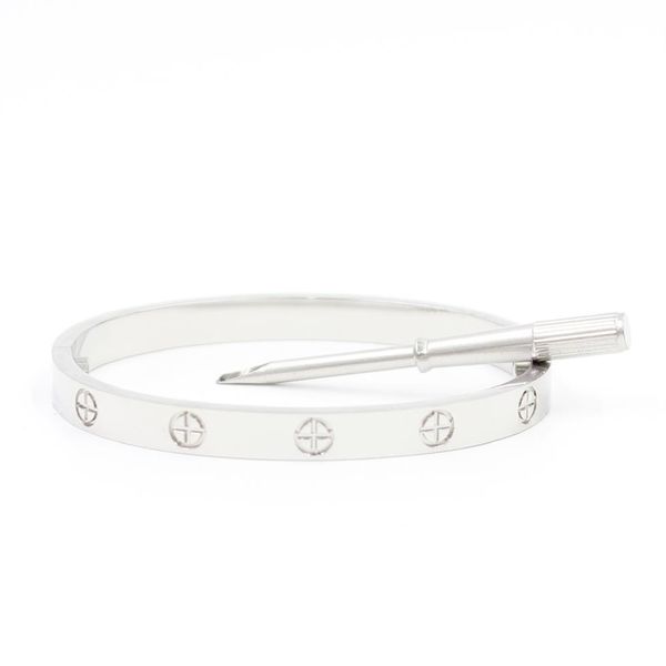 love screw bracelets cuff bracelet luxury jewelry couple bangle classic 5 0 stainless steel silver never fade not allergic201i, White
love screw bracelets cuff bracelet luxury jewelry couple bangle classic 5 0 stainless steel silver never fade not allergic201i, White