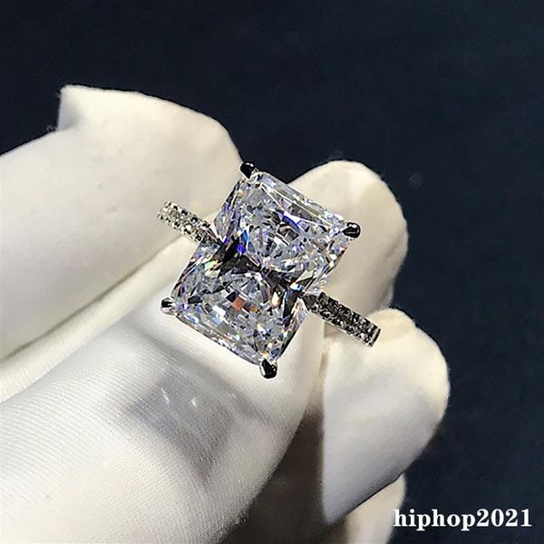 925 sterling silver ring cut 5ct diamond moissanite square engagement wedding band rings for women gift3355, Golden;silver
925 sterling silver ring cut 5ct diamond moissanite square engagement wedding band rings for women gift3355, Golden;silver
