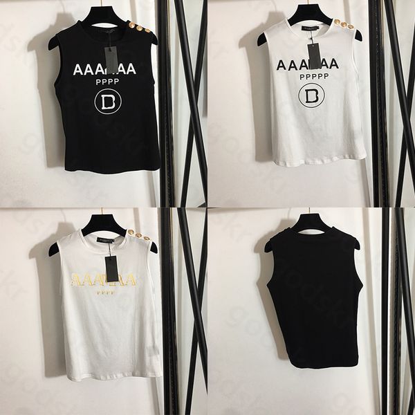 b letter print women camisole fashion loose pullover sports vest metal buckle tank t shirt, Black
b letter print women camisole fashion loose pullover sports vest metal buckle tank t shirt, Black