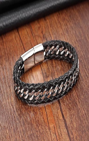 xani stainless steel genuine leather bracelets for women charm bracelets for men black braid bangles men jewelry4828073, Golden;silver
xani stainless steel genuine leather bracelets for women charm bracelets for men black braid bangles men jewelry4828073, Golden;silver