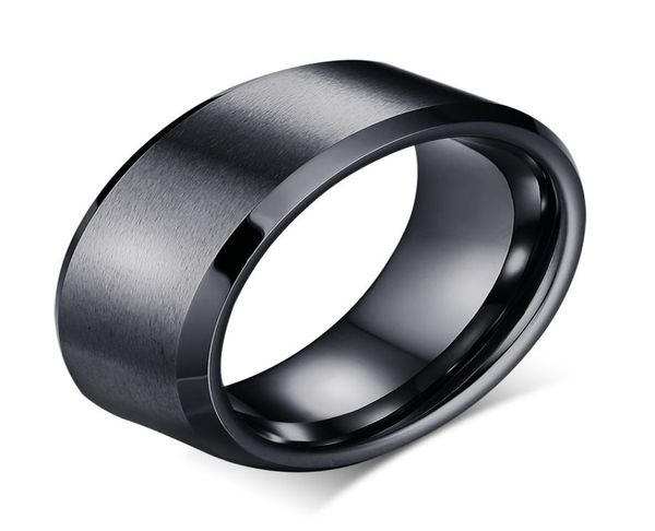 black tungsten ring wedding band for men 8mm matte finish beveled polished edge comfort fit inside7525281, Slivery;golden
black tungsten ring wedding band for men 8mm matte finish beveled polished edge comfort fit inside7525281, Slivery;golden