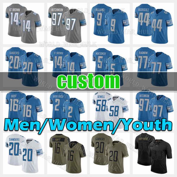 14 amon-ra st. brown football jersey 32 brian branch 3 jack fox 91 levi onwuzurike lions 31 kerby joseph 87 sam laporta 4 emmanuel moseley 8, Black;red
14 amon-ra st. brown football jersey 32 brian branch 3 jack fox 91 levi onwuzurike lions 31 kerby joseph 87 sam laporta 4 emmanuel moseley 8, Black;red