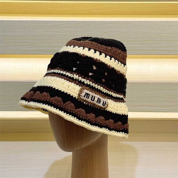 hat luxury woman bucket female barrel cap knitted stripe knit cap autumn winter hat warm knitted hat 4 colors headgear cappuccio a maglia, Blue;gray
hat luxury woman bucket female barrel cap knitted stripe knit cap autumn winter hat warm knitted hat 4 colors headgear cappuccio a maglia, Blue;gray