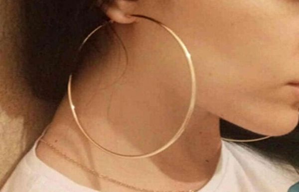 trendy large hoop earrings big smooth circle earrings basketball brincos celebrity brand loop earrings for women jewelry4063678, Golden
trendy large hoop earrings big smooth circle earrings basketball brincos celebrity brand loop earrings for women jewelry4063678, Golden