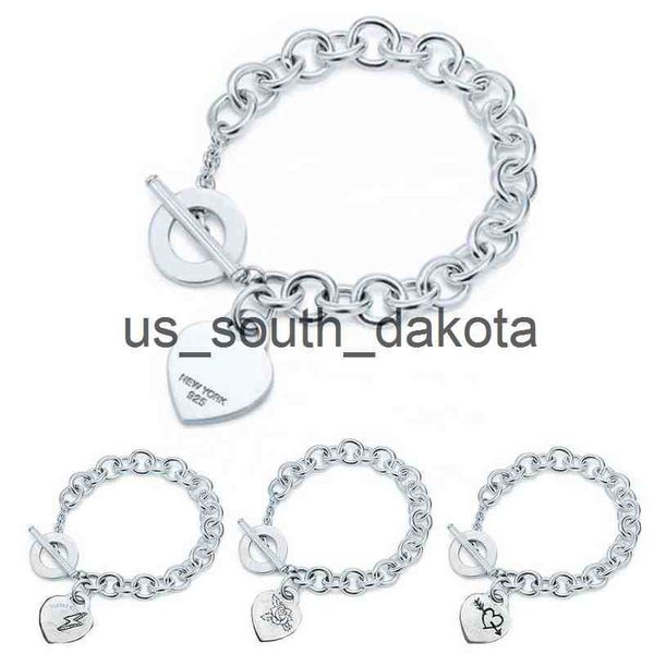 chain new heart-shaped bracelet s925 sterling silver 1 1 womens bracelet tf style buckle pendant rose bright bracelet g220510 x0909, Black
chain new heart-shaped bracelet s925 sterling silver 1 1 womens bracelet tf style buckle pendant rose bright bracelet g220510 x0909, Black