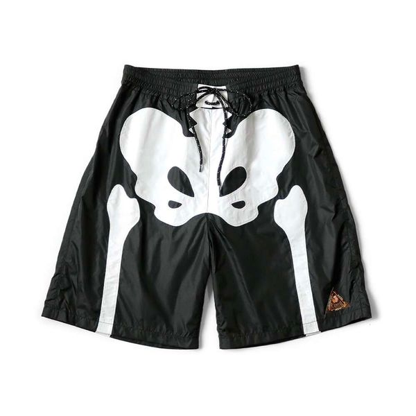 men's shorts 23ss kapital hirata and hiroshi casual bone nylon mesh breathable elastic capris shorts, White;black
men's shorts 23ss kapital hirata and hiroshi casual bone nylon mesh breathable elastic capris shorts, White;black