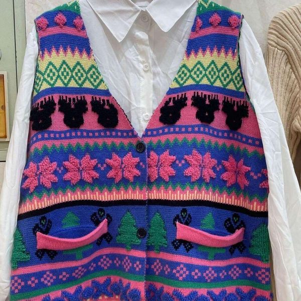 spring vest sen womens knitted shirt vintage national style jaffa loose cotton sweater cardigan, Black;white
spring vest sen womens knitted shirt vintage national style jaffa loose cotton sweater cardigan, Black;white