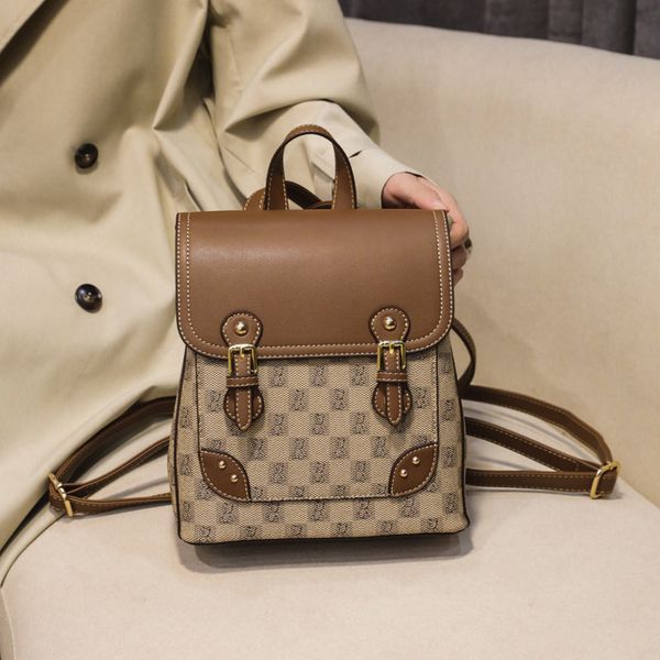 wholesale women shoulder bag 2 colors daily joker belt leisure backpack simple atmosphere color matching plaid handbag thickened printed lea
wholesale women shoulder bag 2 colors daily joker belt leisure backpack simple atmosphere color matching plaid handbag thickened printed lea