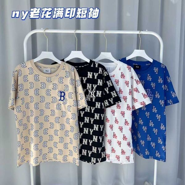 2023 summer mlb couple aop embroidered round neck t-shirt for men and women versatile loose short sleeve 022501, White
2023 summer mlb couple aop embroidered round neck t-shirt for men and women versatile loose short sleeve 022501, White