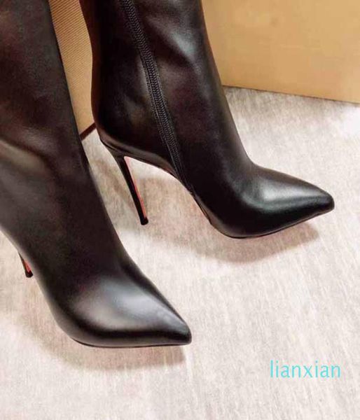 fashion woman boots booty high heels redsoles black leather boot eloise pigskin inside tall leg women wedding dress gift2943291
fashion woman boots booty high heels redsoles black leather boot eloise pigskin inside tall leg women wedding dress gift2943291