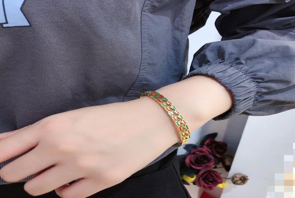 new style bracelets women bangle luxury designer jewelry 18k gold plated stainless steel wedding lovers gift bangles accessories w1285752, Black
new style bracelets women bangle luxury designer jewelry 18k gold plated stainless steel wedding lovers gift bangles accessories w1285752, Black