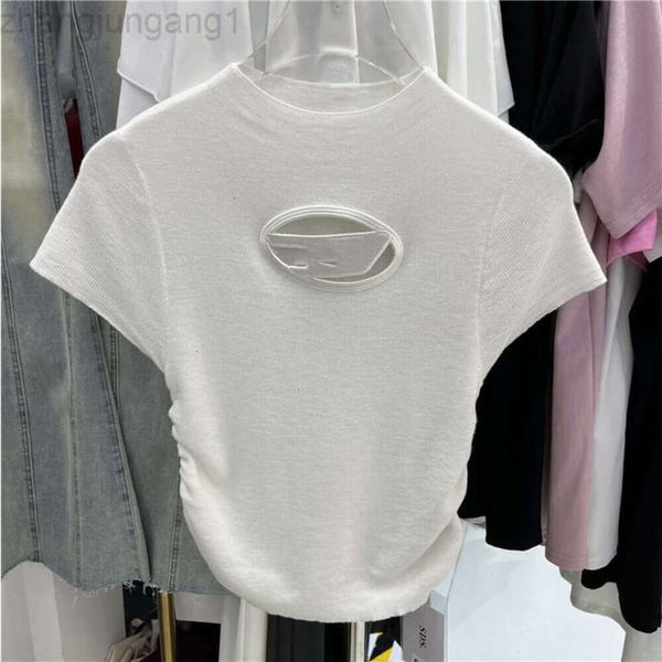 designer deisel women embroidered hollowed out knitted t-shirt with a niche design sense. high edition pure and spicy girl style slim diesel, White
designer deisel women embroidered hollowed out knitted t-shirt with a niche design sense. high edition pure and spicy girl style slim diesel, White