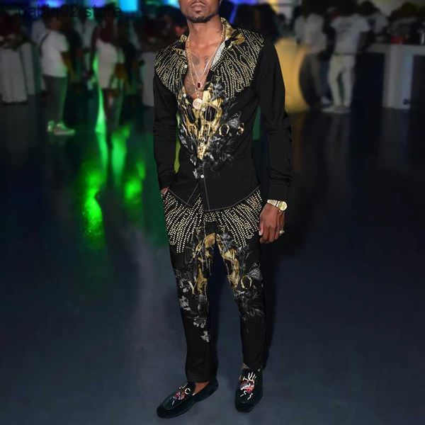men's tracksuits autumn winter 2021 new long-sleeved shirt men 3d casual button cardigan+trousers two-piece same color harajuku suit s-, Gray
men's tracksuits autumn winter 2021 new long-sleeved shirt men 3d casual button cardigan+trousers two-piece same color harajuku suit s-, Gray