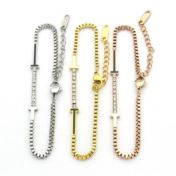 womens bracelets t letter hand chain designer jewelry chain black and white oil dripping bracelet full brand as wedding christmas 2269
womens bracelets t letter hand chain designer jewelry chain black and white oil dripping bracelet full brand as wedding christmas 2269