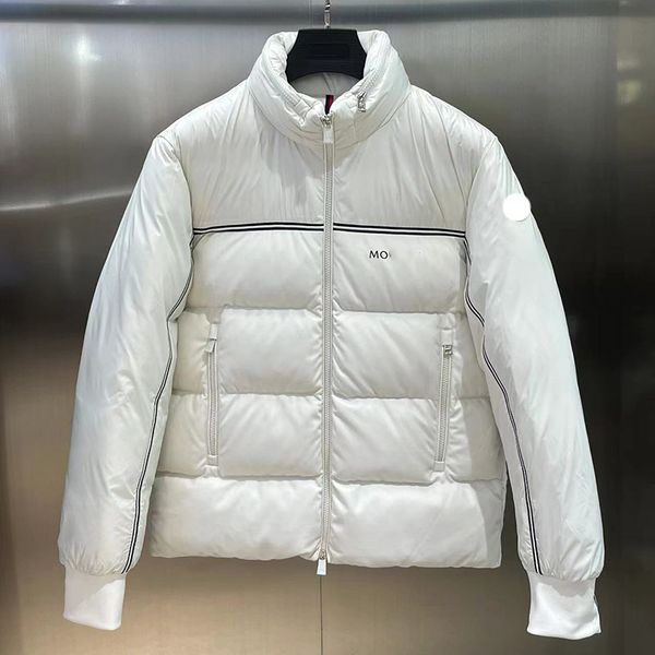 designer mens down jacket women's embroidered emblem standing neck hidden hat black line short puffer jacket couple thickened warm wint
designer mens down jacket women's embroidered emblem standing neck hidden hat black line short puffer jacket couple thickened warm wint