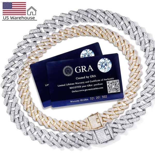 usa instock hip hop jewelry 20mm silver 925 18k white gold plated men necklace vvs moissanite cuban link chain
usa instock hip hop jewelry 20mm silver 925 18k white gold plated men necklace vvs moissanite cuban link chain