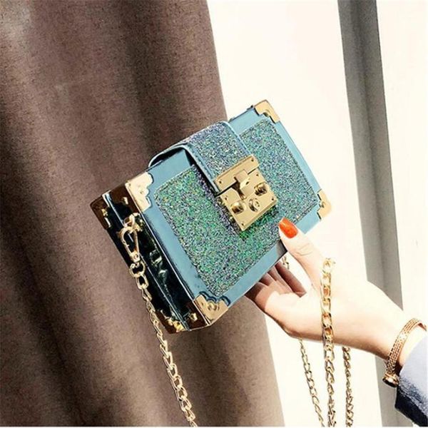 evening bag designer korean fashion sequined small suitcase cool exquisite messenger bags charming chain square bag girl2834
evening bag designer korean fashion sequined small suitcase cool exquisite messenger bags charming chain square bag girl2834