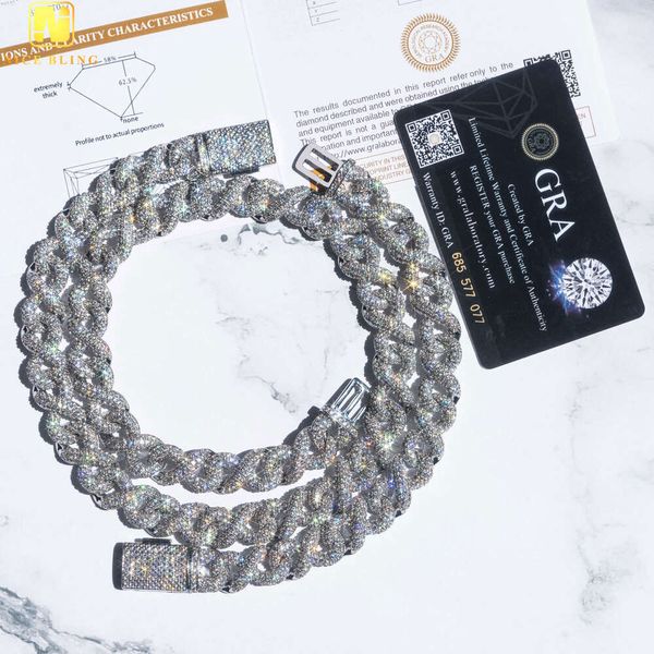 gra certificate hip hop jewelry necklace 925 real silver micro pave d-vvs1 moissanite diamond cuban link chain infinity chain
gra certificate hip hop jewelry necklace 925 real silver micro pave d-vvs1 moissanite diamond cuban link chain infinity chain