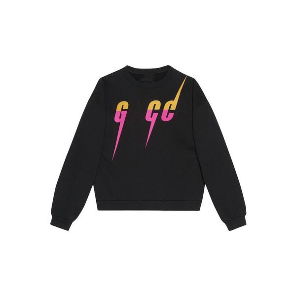 23ss autumn/winter new gradient lightning letter round neck sweater loose os version men's and women's sweater s-5xl, Black
23ss autumn/winter new gradient lightning letter round neck sweater loose os version men's and women's sweater s-5xl, Black