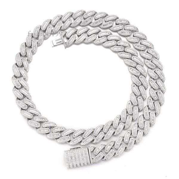Moissanite Hip Hop Jewelry Moissanite Necklace Sterling Sier Cuban Link Chain For Men
Moissanite Hip Hop Jewelry Moissanite Necklace Sterling Sier Cuban Link Chain For Men