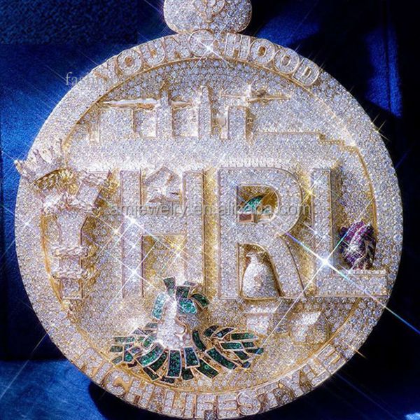 Custom Pass Diamond Tester Fine Jewelry Gold Plated D Color Vvs Moissanite Pendant Iced Out Letter Name Number Pendant
Custom Pass Diamond Tester Fine Jewelry Gold Plated D Color Vvs Moissanite Pendant Iced Out Letter Name Number Pendant