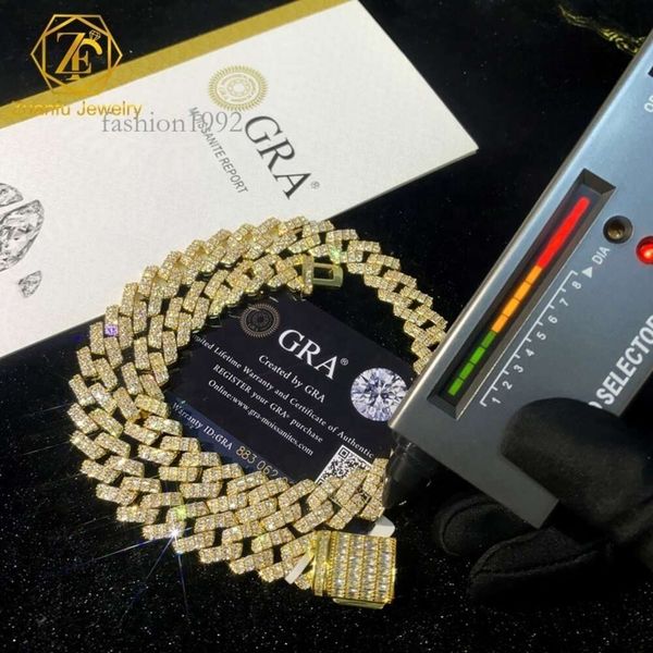 14Mm Baguette Chain Cuban Moissanite Sier Hip Hop Vvs Diamond Moissanite Baguette Cuban Link Chain
14Mm Baguette Chain Cuban Moissanite Sier Hip Hop Vvs Diamond Moissanite Baguette Cuban Link Chain