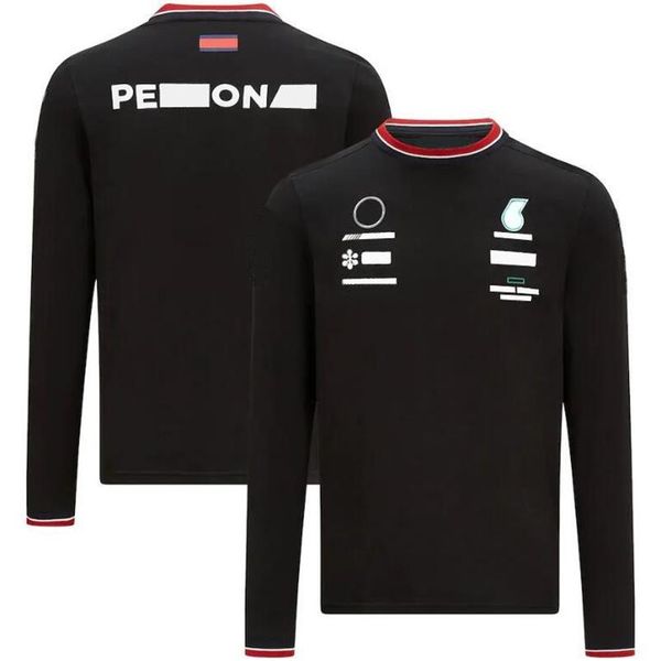 2021 new racing team f1 racing suit long-sleeved round neck t-shirt polyester quick-drying customizable summer men and women198t
2021 new racing team f1 racing suit long-sleeved round neck t-shirt polyester quick-drying customizable summer men and women198t