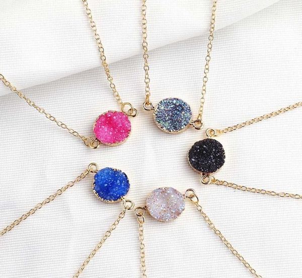 new design resin stone druzy necklaces 5 colors gold plated geometry stone pendant necklace for elegant women girls fashion jewelr8758118, Red;brown
new design resin stone druzy necklaces 5 colors gold plated geometry stone pendant necklace for elegant women girls fashion jewelr8758118, Red;brown
