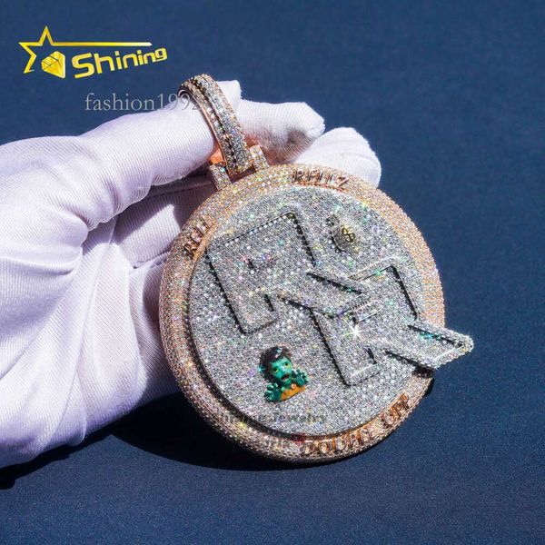 Pass Diamond Tester 3" Circle Style Iced Out Hip Hop Men Fashion Cuban Link Chain Custom Pendant Moissanite
Pass Diamond Tester 3" Circle Style Iced Out Hip Hop Men Fashion Cuban Link Chain Custom Pendant Moissanite
