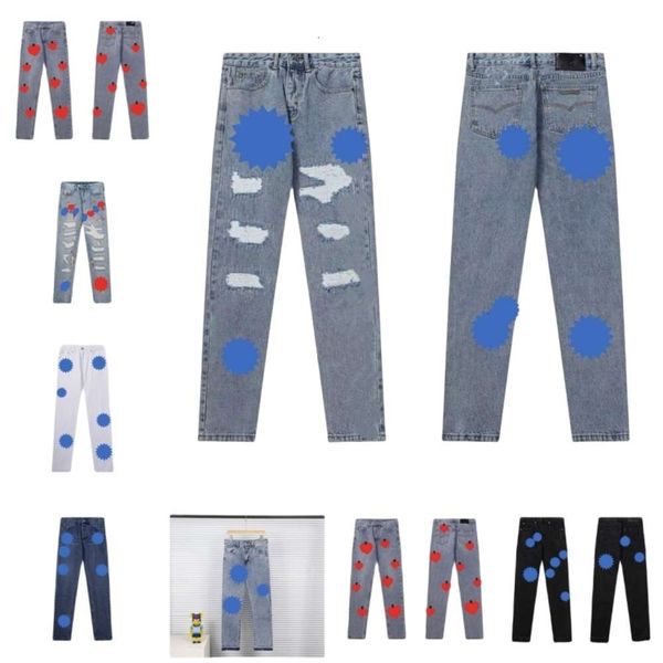 designer jeans men's original quality jeans for womens mens make old washed pants straight trousers heart letter prints for casual long, Blue
designer jeans men's original quality jeans for womens mens make old washed pants straight trousers heart letter prints for casual long, Blue
