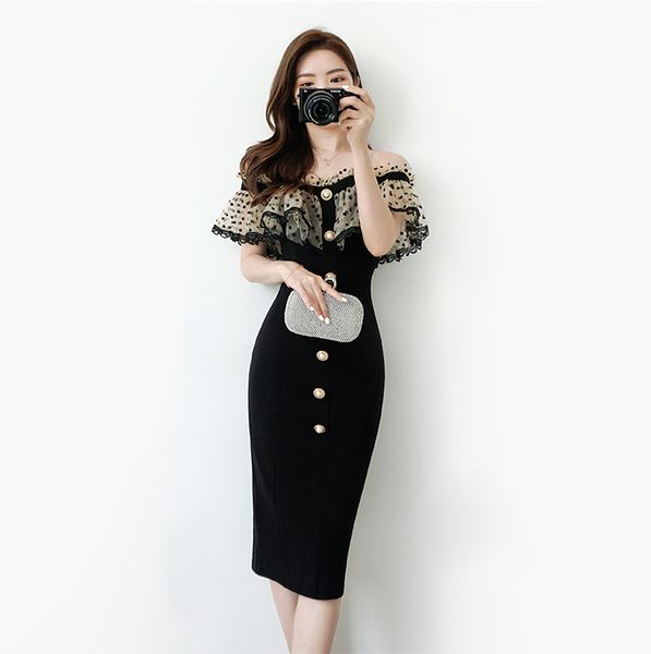 basic casual dresses summer elegant slash neck office pencil dress women korean slim single-breasted sheath dresses work bodycon vestidos su, Black;gray
basic casual dresses summer elegant slash neck office pencil dress women korean slim single-breasted sheath dresses work bodycon vestidos su, Black;gray
