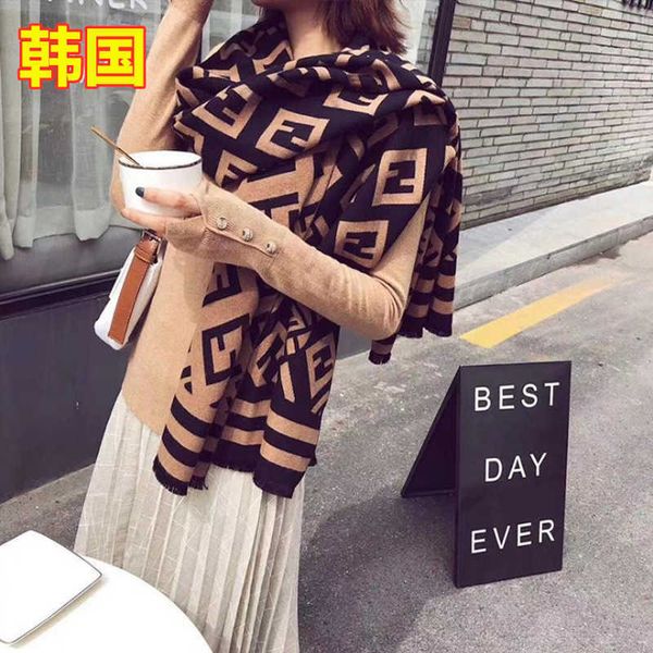 new dongmen ff scarf women's cashmere autumn and winter warm long korean double f scarf shawl, Blue;gray
new dongmen ff scarf women's cashmere autumn and winter warm long korean double f scarf shawl, Blue;gray