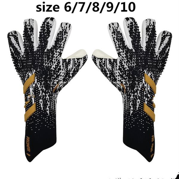 2022 goalkeeper gloves finger protection professional men football gloves adults kids thicker goalie soccer glove214t, Black
2022 goalkeeper gloves finger protection professional men football gloves adults kids thicker goalie soccer glove214t, Black