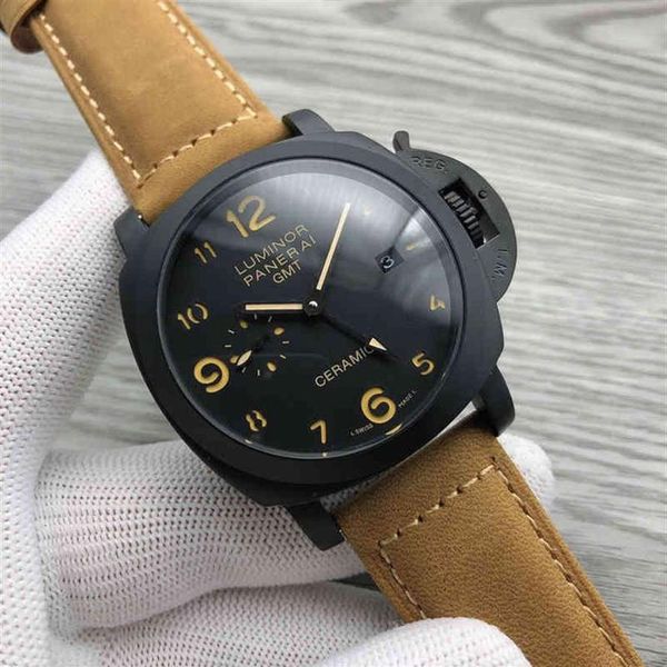 panarai men's watch automatic mechanical movement fine steel case mineral mirror leather strap275z229w, Slivery;brown
panarai men's watch automatic mechanical movement fine steel case mineral mirror leather strap275z229w, Slivery;brown