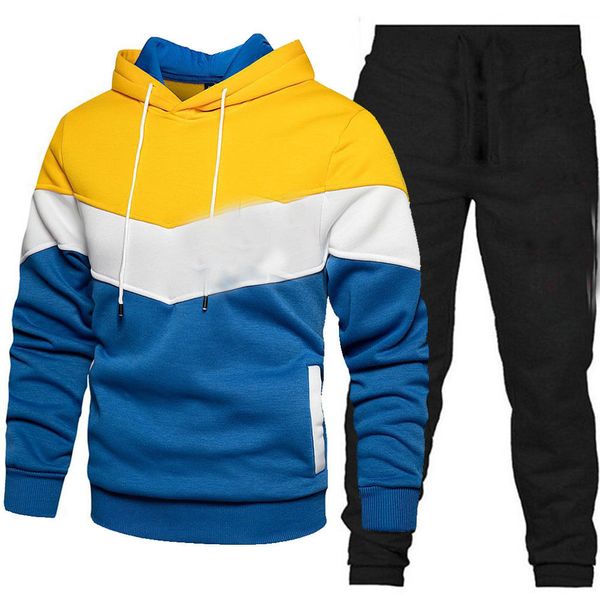 spring and autumn men's sports set 2023 new color block pullover hoodie pants two piece setsizem3xl, Black
spring and autumn men's sports set 2023 new color block pullover hoodie pants two piece setsizem3xl, Black