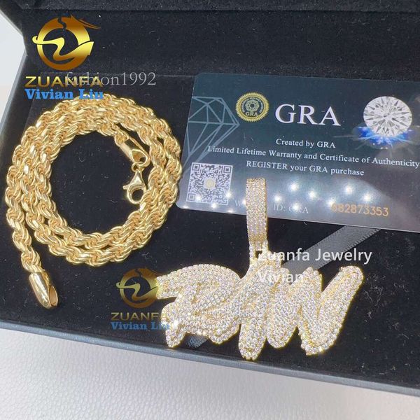 Fashion Jewelry Hip Hop Sterling Sier Vvs Moissanite Custom Name Letter Diamond Iced Out Pendant
Fashion Jewelry Hip Hop Sterling Sier Vvs Moissanite Custom Name Letter Diamond Iced Out Pendant