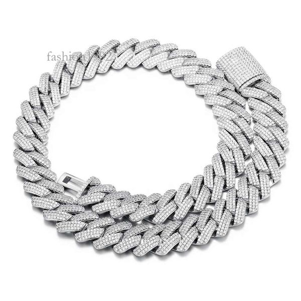 20Mm 3 Row Cuban Link Chain Moissanite Necklace For Men Hip Hop Jewelry Sterling Sier Chain High Quality Dropshipping
20Mm 3 Row Cuban Link Chain Moissanite Necklace For Men Hip Hop Jewelry Sterling Sier Chain High Quality Dropshipping