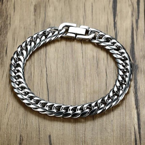 link chain miami cuban link mens bracelet in silver tone stainless steel heavy armband pulseira bileklik male jewelry 8-14 mm 21-236s, Black
link chain miami cuban link mens bracelet in silver tone stainless steel heavy armband pulseira bileklik male jewelry 8-14 mm 21-236s, Black