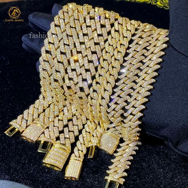 Zuanfu Big 20Mm Hiphop Baguette Moissanite Cuban Link Chain Gold Plated Sterling Sier Vvs Diamond Cuban Necklace
Zuanfu Big 20Mm Hiphop Baguette Moissanite Cuban Link Chain Gold Plated Sterling Sier Vvs Diamond Cuban Necklace